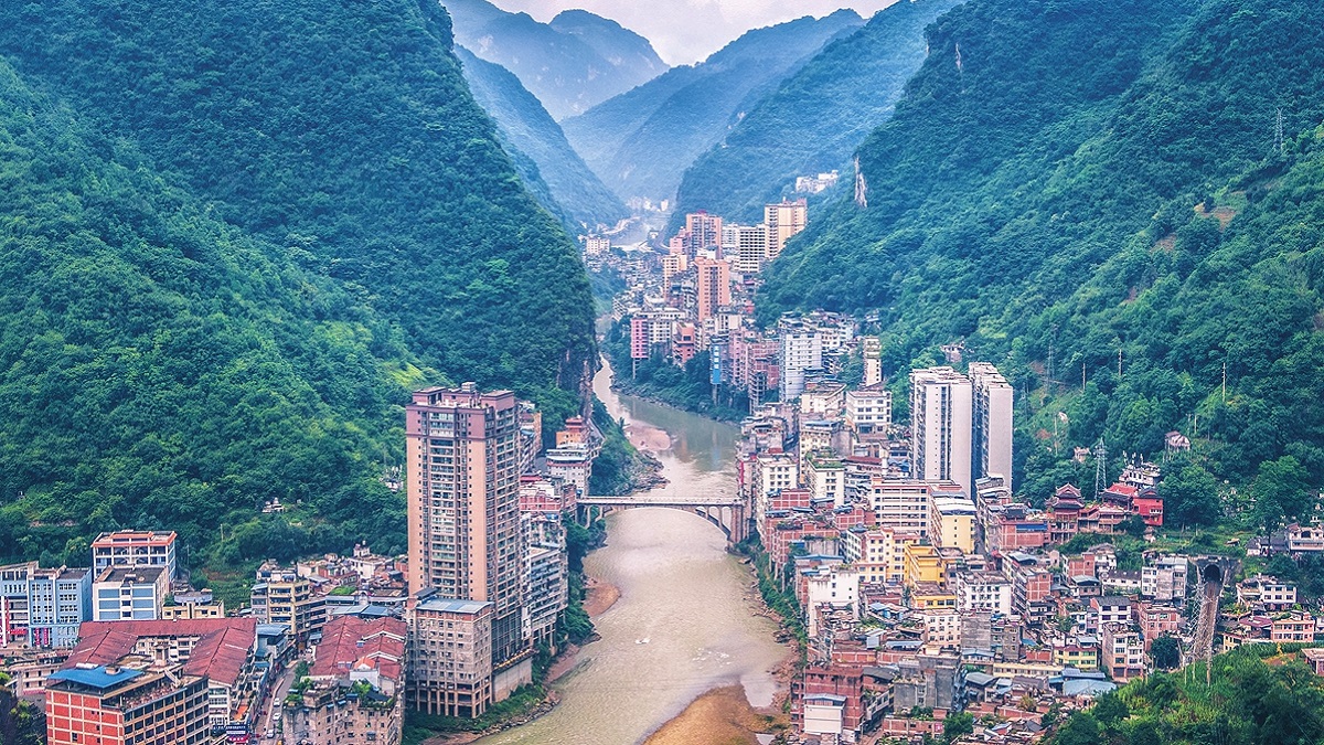 تصویری از باریک ترین شهر جهان در چین [+عکس] - فیگار