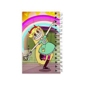 Cuaderno modelo para hacer lista diseño de animación Estrella contra las fuerzas de Satanás código 4175394