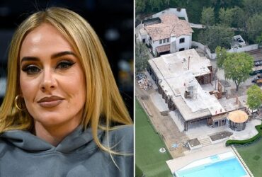 «ادل» خانه ۶۰ میلیون دلاری اش را به کلی ویران کرد!