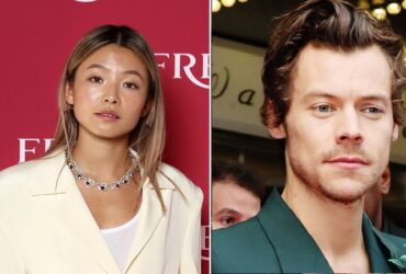 حضور نامزد جدید «هری استایلز» در کنسرتش!