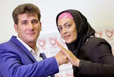 عکس/ خداحافظی احساسی شهربانو منصوریان و همسرش سوژه کاربران شد