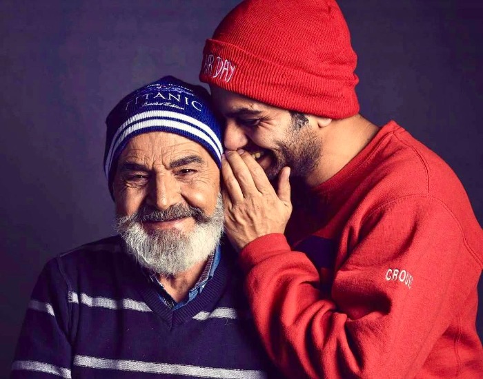Hosseinpour Karimi and his father