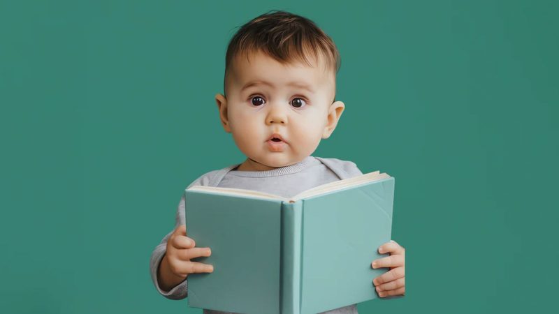 Lea el libro en inglés para el niño
