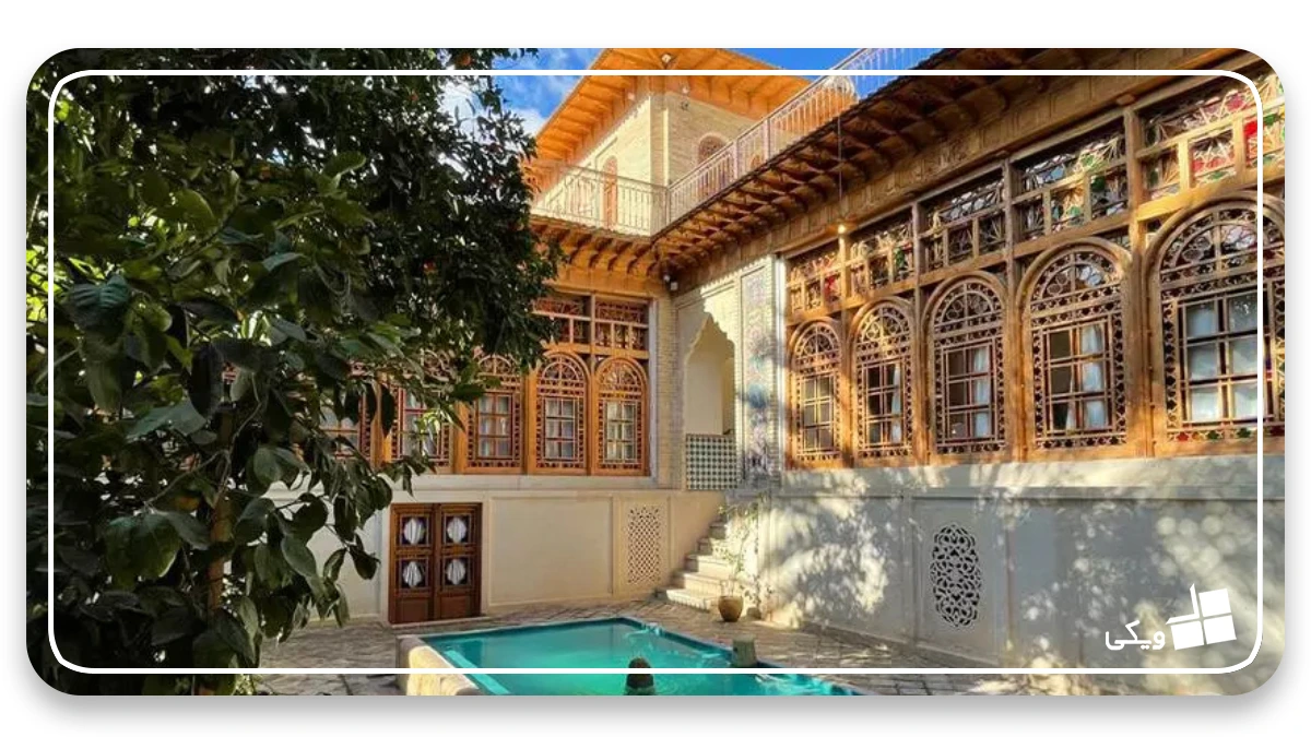 خانه صابر یکی از عمارتهای تاریخی شیراز ؛ خانه های تاریخی شیراز ؛ ساختمانهای باستانی از شیراز