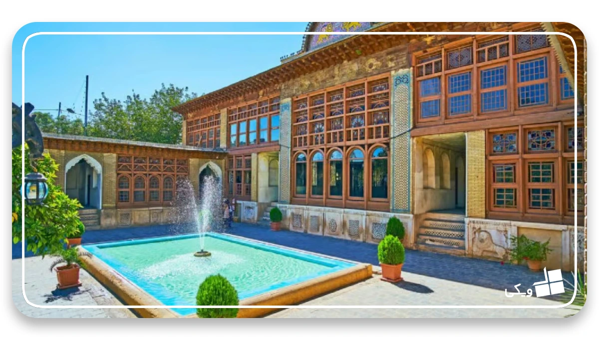 Zint A -Molk House یکی از عمارتهای تاریخی شیراز ؛ خانه های تاریخی شیراز ؛ ساختمانهای باستانی از شیراز