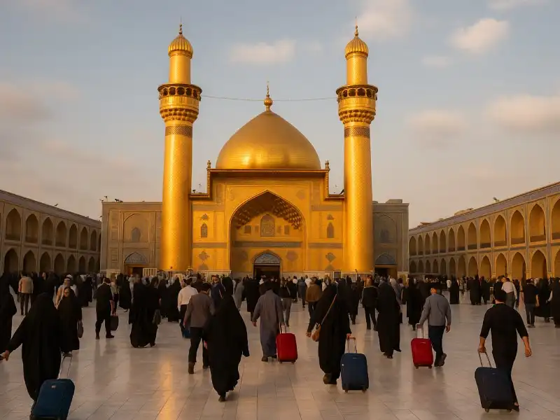سفر هوایی مشهد به نجف: چگونه با رزرو اینترنتی بلیط سفری بی دغدغه داشته باشیم؟ | یک دکتر