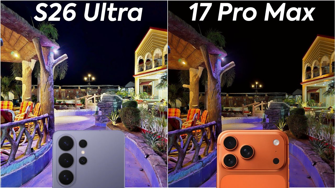 مقایسه S26 Ultra با پرچمداران آیفون 17 پرو مکس 2026 در مبارزه نهایی اندلرن 2 مقایسه دوربین S26 Ultra با دوربین iPhone 17 Pro Max