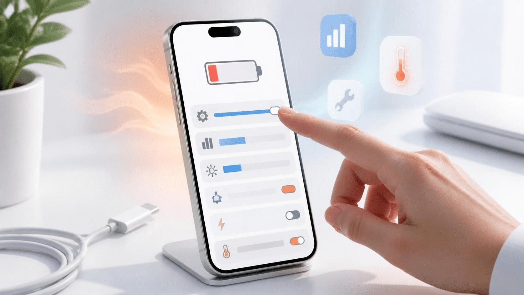علت زود خالی شدن باتری و داغ شدن آیفون در iOS 18 + روشهای حل قطعی 2 علت زود خالی شدن باتری و داغ شدن آیفون در iOS 18