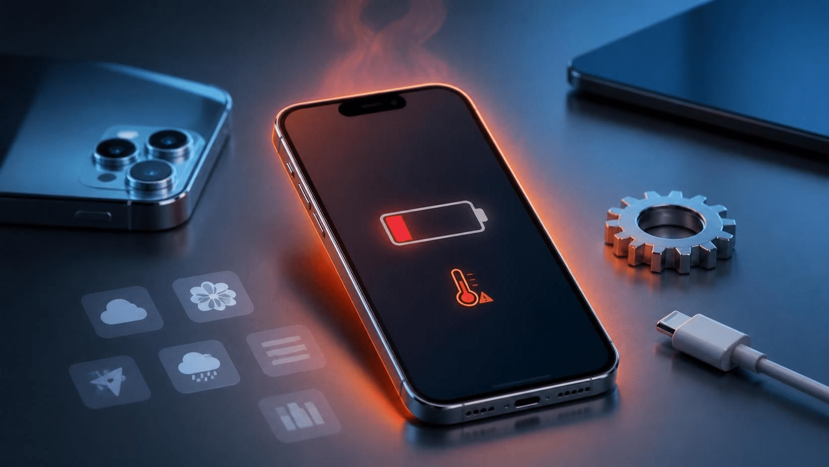 علت زود خالی شدن باتری و داغ شدن آیفون در iOS 18 + روشهای حل قطعی 1 چرا بعد از آپدیت به iOS 18 باتری آیفون زود خالی میشود و داغ میکند؟